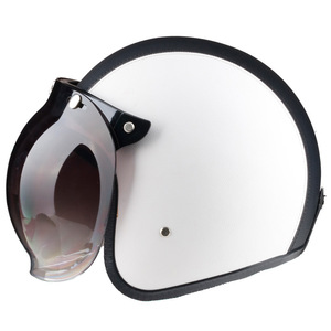 Casque de moto ABS homologué DOT, unisexe, en PU, à face ouverte, pour toutes les saisons, état neuf - Product Image 2