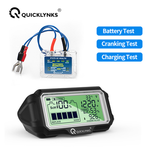 QUICKLYNKS BM5-D 12V LED Battery Tester Monitor Battery Health Tester Analyzer Charging Test Diagnostic Tool