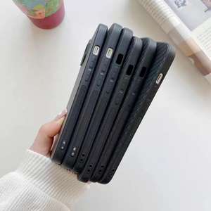 Funda para iPhone con textura de fibra de carbono, proceso de pasta de agua, resistente a caídas, para iPhone X, Xr, 12, 13, 14, 15, 16, 17 Pro Max - Product Image 6