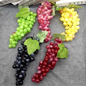 Hot Bán Sống Động Như Thật Nhân Tạo Nho Giả Nho Với Dây Leo Cho Halloween Đám Cưới Trở Lại Trường Mô Phỏng Trái Cây - Product Image 2