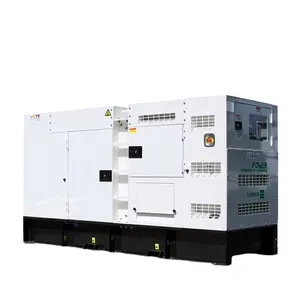 50kw 62kva silent type diesel generator set 380V/400V/480V three phase 50hz water-cooling generator auto control panel with ATS