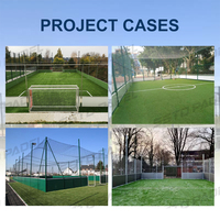Système de terrain de football 5 contre 5 SSTD Futsal, terrain de mini-football, terrain de sport extérieur, plaques en alliage vert