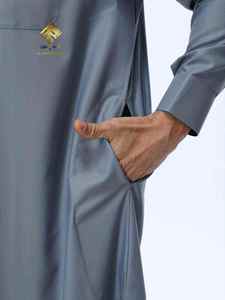 HARAMAIN MEN THOUB Robe arabe pour homme, matière douce haut de gamme, excellent cadeau pour les Arabes - Product Image 5