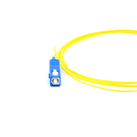 Cable óptico de fibra óptica de un solo modo, conector macho simple, MT-S1000, 0,9mm, SC, PC, UPC, APC, amarillo