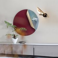 Luz de decoración interior, luces de pared para el hogar, lámpara de pared Led moderna para Hotel, cabecera, dormitorio, Fondo, arte, decoración de pájaros, lámparas de pared