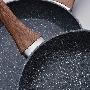 Mini Aluminum Non-Stick Round Fry <b>Pan</b> with Serrated Turner Eco-Friendly Camping Cookware for Outdoor Use - Product Image 5