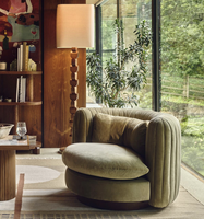 Sassanid OEM Home Decor Inspiration Salon de luxe Sièges confortables Fauteuil pivotant Vivienne