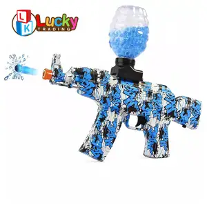 Lucky Speelgoed Outdoor Game Activiteiten Ak M4 Automatische Splatter Gel Ball Blaster Speelgoed Pistool Voor Kinderen