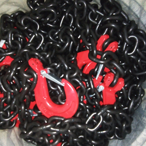 QRE ASTM/NACM/EN 818 G80ブラック溶接チェーンスリングリフティングチェーン山東省 - Product Image 2