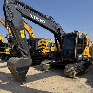 Excavadora de cadenas hidráulica usada Volvo EC140 de 14 toneladas importada de alta calidad para proyectos de construcción - Product Image 1