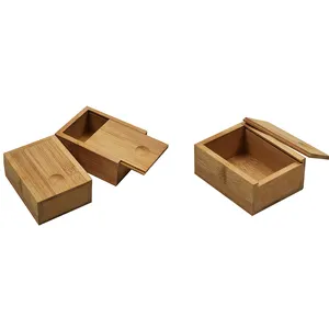 bamboo wooden packaging box for perfume bottles