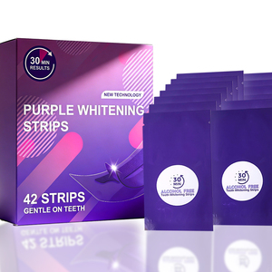 Bandes blanchissantes pour les <span class=keywords><strong>dents</strong></span> PAP+ Purple sans peroxyde, sans danger pour l'émail, pour des soins dentaires professionnels - Product Image 2