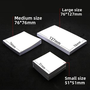 Papier de mélange jetable double face imperméable pour <span class=keywords><strong>ciment</strong></span> <span class=keywords><strong>dentaire</strong></span> et <span class=keywords><strong>colle</strong></span> à ongles (51x51mm 76x76mm 76x127mm) - Product Image 2