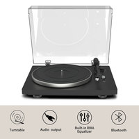 Gramophone Bluetooth LEETAC, tourne-disque, lecteur de disques vinyles LP, tourne-disque en bois