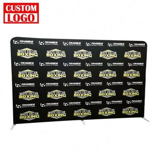 Tension Fabric Backdrop Display for Exhibition & Trade Show Custom Sizes 280gsm Warp Knitted Fabric with Aluminium Pole Frame - Product Image 1