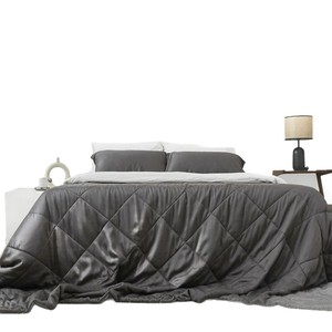 Couette rafraîchissante en fibre de bambou 229x229cm 229x274cm 269x300cm Lavable en machine Utilisation estivale à domicile - Product Image 5