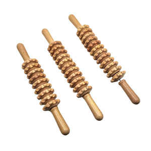 Con Lăn Bằng Gỗ Dụng Cụ Mát Xa Giúp Làm Dịu Cơ Bắp Con Lăn Mát Xa Tốt Nhất Máy Mát Xa Cellulite - Product Image 2