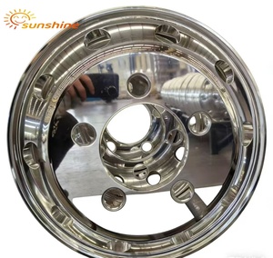 Rueda de Aluminio para Camión de 17.5x6.0 Pulgadas, Mecanizada y Pulida, Forjada, para Camiones/Autobuses, Rueda Doble - Product Image 2
