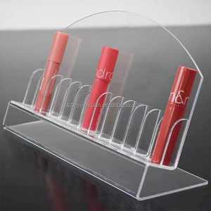 Espositore per Rossetti in Acrilico Trasparente con 11 Scomparti, Organizzatore per Cosmetici, Scatola Portaoggetti per Negozi di Bellezza e Lucidalabbra - Product Image 2