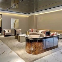 Ensemble de canapés en cuir véritable italien de luxe moderne pour salon, amovible