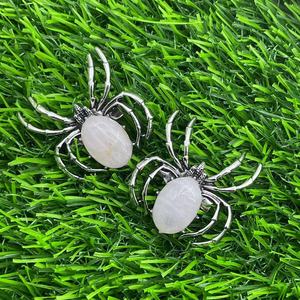 Escultura de Araña de Piedra Natural, Artículos Decorativos de Cristal Curativo, Aleación de Gemas, para Regalo - Product Image 6