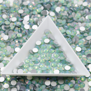 Diamantes de Imitación SS3-SS50 Sin Fijación en Caliente, Espalda <span class=keywords><strong>Plana</strong></span>, Verde Ópalo Mirage - Product Image 1