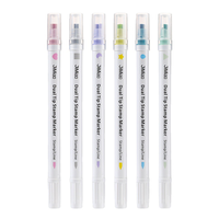 Stylo tampon japonais, marqueur floral double embout, stylo de coloriage mignon pour cartes DIY et journal pour enfants