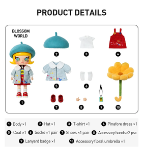 ของแท้ 100% POP MART <span class=keywords><strong>MOLLY</strong></span> ฉลองครบรอบ 20 ปี ฟิกเกอร์แอคชั่นขนาด 1/8 ของสะสม กล่องสุ่ม ของเล่นอนิเมะน่ารัก ของขวัญ - Product Image 6