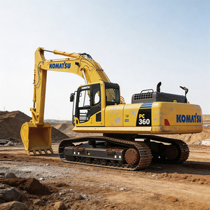 Excavadora de cadenas Komatsu PC360 usada, en estado original, pocas horas de trabajo, rentable, con abundantes repuestos. - Product Image 2