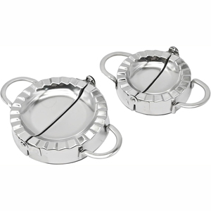 Ensemble de moules à raviolis en acier inoxydable écologique personnalisé, presse à empanadas manuelle, moule à empanadas, trois tailles, 3 pièces - Product Image 1