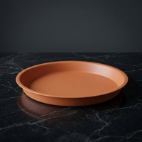 Soucoupes de drainage pour plantes de 10,5 à 25 pouces, vert foncé, en plastique PP chromé, 0,2 L, pour sol, maison, intérieur, extérieur, jardin, pot de fleurs