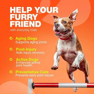 Suplementos para las Articulaciones de Mascotas, Masticables Blandos y Tabletas de 300 g, Apoyan la Salud de las Articulaciones, Mejoran la Vitalidad y Mantienen la Salud - Product Image 3