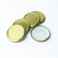 Capuchons en fer blanc de 30 mm, 38 mm, 48 mm pour bouteilles et bocaux en verre, emballage alimentaire