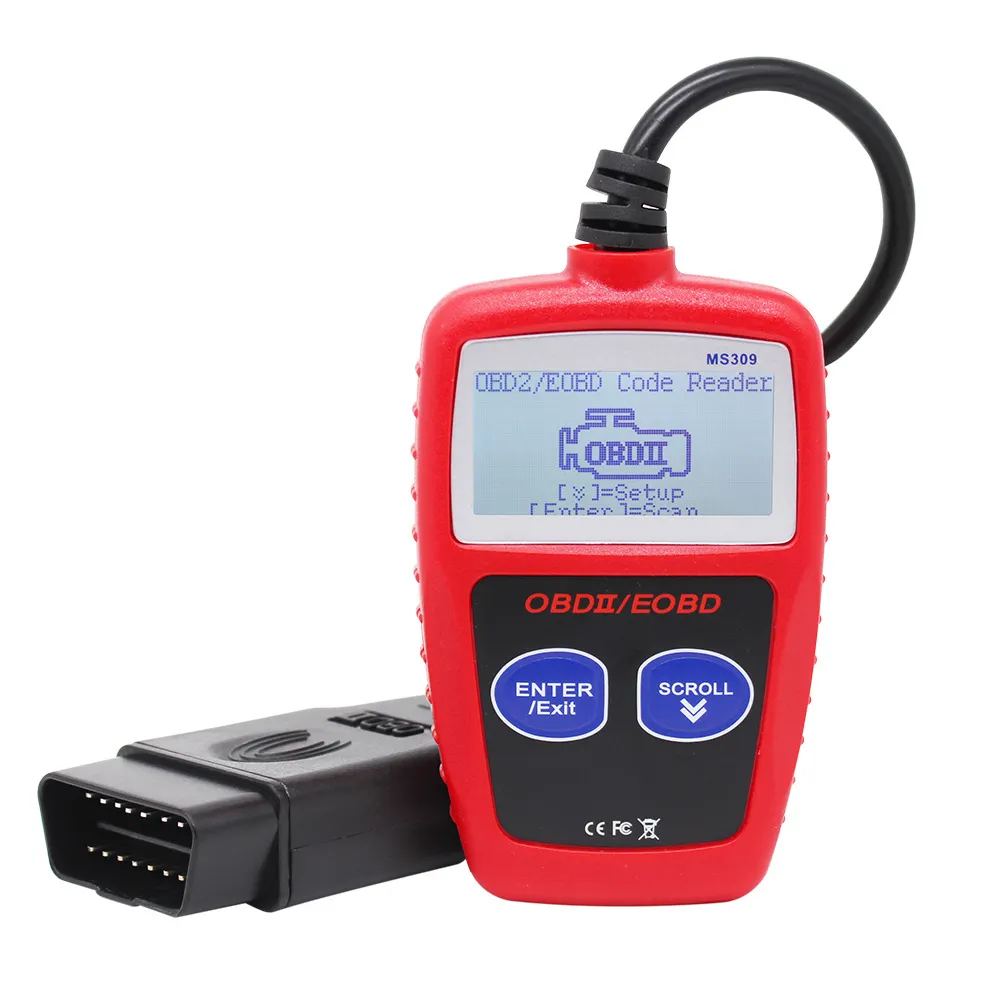 רכב לבדוק מנוע בודק גלאי תקלה בודק מצב יכול OBD2 OBDII/EOBD קוד קורא עבור כל OBDII פרוטוקול כלי רכב