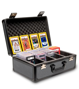 Boîte de rangement pour cartes gradées rouge (BGS) avec double verrouillage TSA - Product Image 1