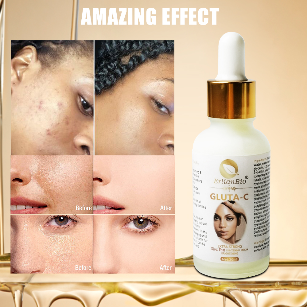 High Quality Vitamin C Double Glutathione Serum for All Skin Types