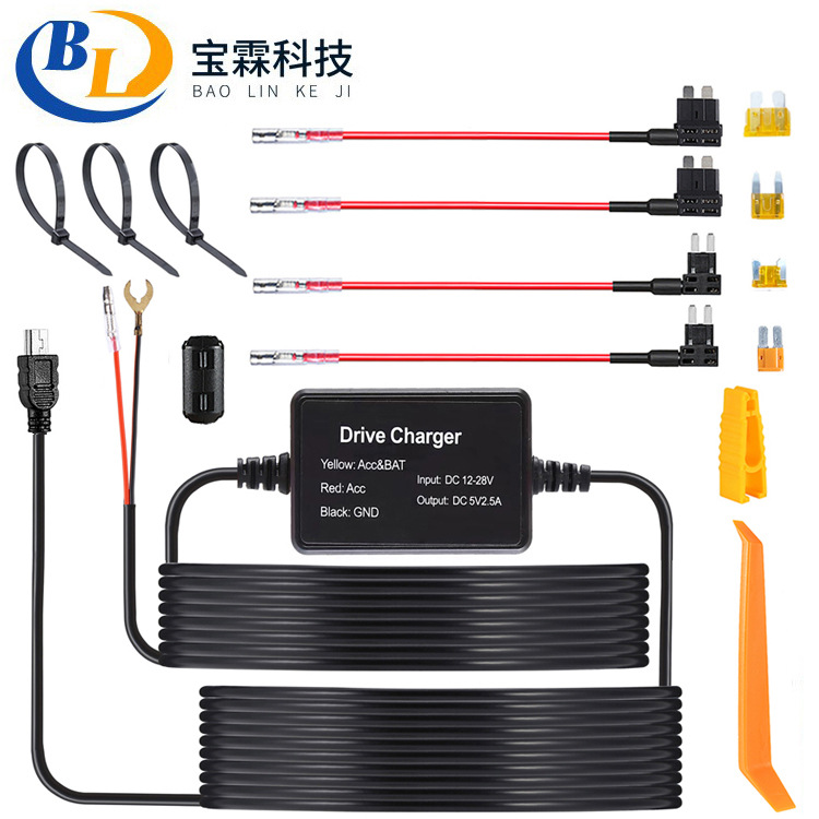 Kit de bridas para cables con conector recto MINI