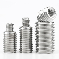 Écrou à insertion en aluminium de haute qualité en acier inoxydable M4 M5 M8 M10 M12 M16, adaptateur de vis à filetage intérieur/extérieur pour le bois