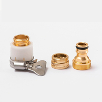 Adaptateur de robinet universel 3-en-1 pour tuyau d'arrosage, raccords de machine à laver et lavage de voiture, 15-23mm