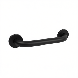 Barra de Apoyo para Baño con Agarre de Seguridad de 59.5 cm en Negro Cepillado - Product Image 2