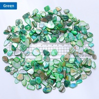 Éclats de coquillages naturels irréguliers et colorés pour les créations de mosaïque DIY et la décoration peinte à la main