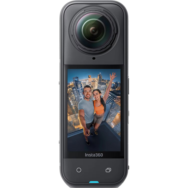 Original Insta360 X5 15m Waterproof Replaceable Lenses 8K30fps 360 Video X5 Action Camera New Wind Guard 185 Mins Run Time