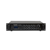 Amplificateur de sonorisation haute puissance à 5 zones personnalisable, tension constante, compatible avec les haut-parleurs 70V/100V pour système de sonorisation