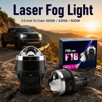 Nouveau phare antibrouillard laser de 3 pouces pour Nissan Rogue 2008-2016, projecteur LED avec support, triple couleur, faisceau haut et bas, kit de modernisation