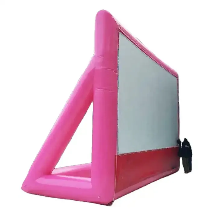 outdoor inflatable rear projection screen , inflatable cinema air screen , inflatable movie / projector screen