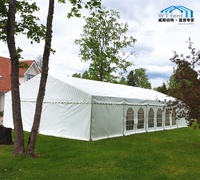 20x40m 20x45m accessoires de caravane gonflables publicitaires tentes dôme tente de hangar gonflable extérieure bâche transparente