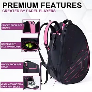 Bolsas Impermeables para <span class=keywords><strong>Raquetas</strong></span> <span class=keywords><strong>de</strong></span> Tenis, Raquetbol y Bádminton para Hombres y Mujeres, para Guardar <span class=keywords><strong>Raquetas</strong></span> <span class=keywords><strong>de</strong></span> Raquetbol y Palas <span class=keywords><strong>de</strong></span> Pickleball - Product Image 3
