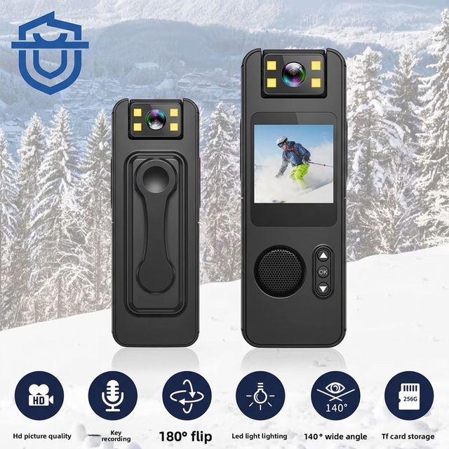 CS11 Smart WiFi Body Camera HD 4K Waterproof Outdoor Action Sports Camera Professional Security Video Recording Monitor Kit