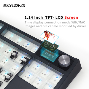 Skyloong Gk87 Pro Diy Gaming Kit Hot Swappable Draadloze Mechanische Toetsenbord Rgb Led 3600Mah Siliconen Pad Voor Win/Mac Nieuw Product - Product Image 6