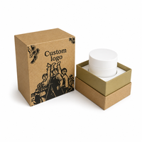Boîte cadeau rigide personnalisée avec couvercle, matériaux recyclés de luxe, biodégradables, respectueux de l'environnement, pour cosmétiques, parfums, soins de la peau, avec doublure en éponge